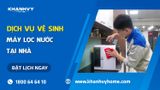  Vệ sinh Máy lọc nước 
