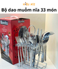  Combo bộ dao muỗm nĩa 33 món ( bao gồm cả giá đỡ ) 