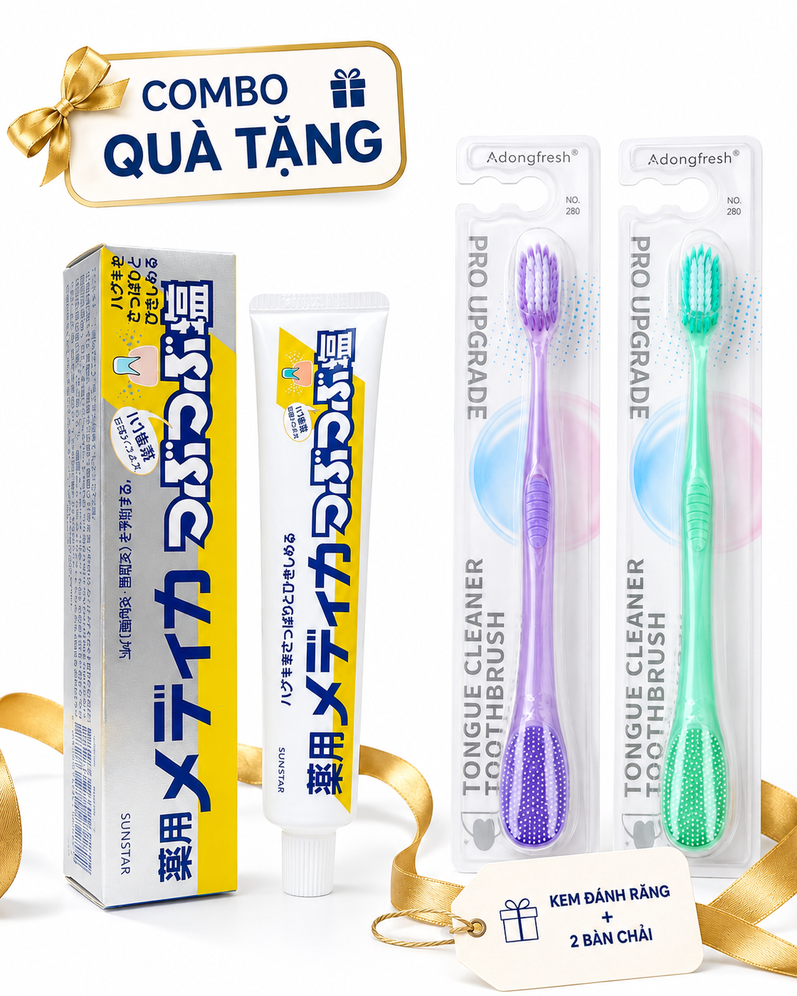  Quà Tặng Combo 2 Bàn Chải - Kem Đánh Răng 