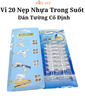 Nẹp Nhựa Trong Suốt Dán Tường Cố Định Dây Điện