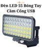  Đèn LED 55 Bóng  Cầm Tay, 2 Cổng USB Chân Pin Phổ Thông - DL95 