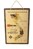  Tranh Gỗ Bản Đồ Việt Nam 2 Lớp 40×60cm 