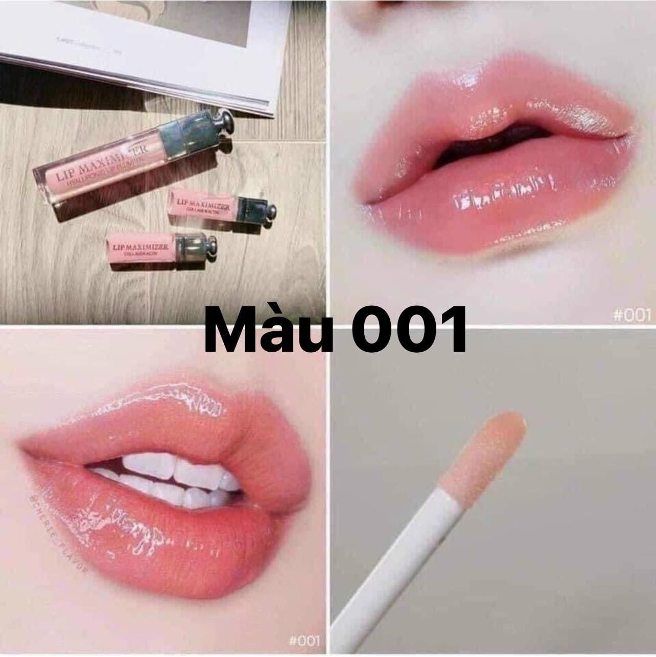  H59- Son dưỡng Dior mini #Màu hồng 001 