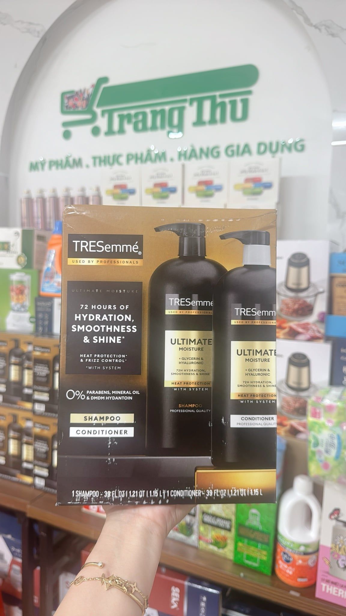  E38- Set gội xả tresemme Ultimate 72h 1.15l 