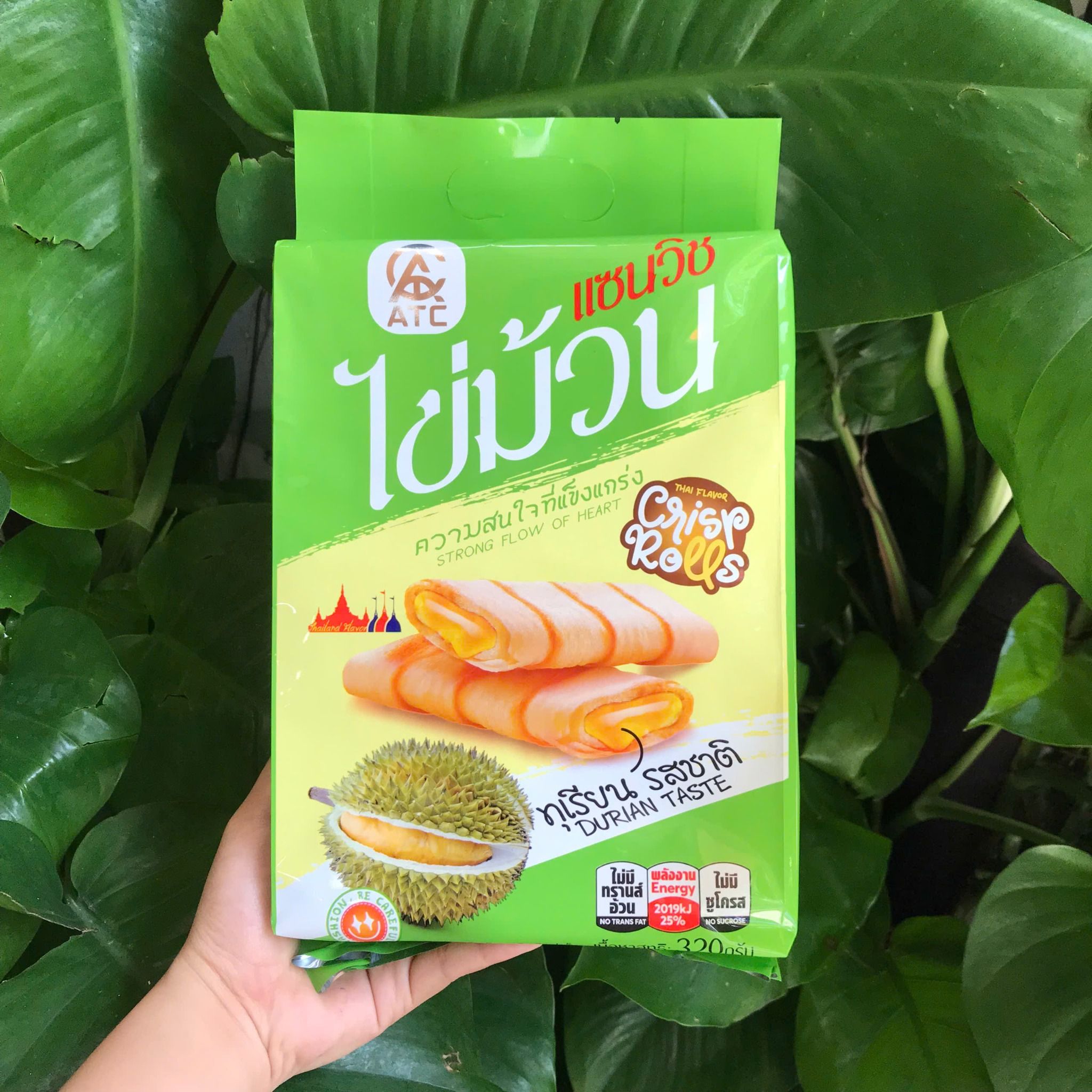  B216- Bánh quế giòn thái lan ATC 320g 