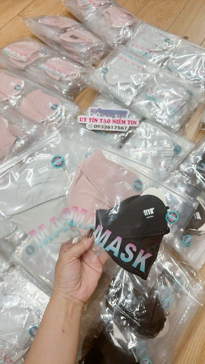  H34- (combo 3c)  Khẩu trang chống tia UV 
