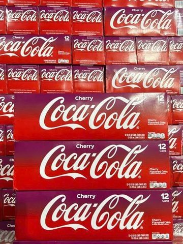  B186 - Coca cherry Mỹ (thùng 12 lon) 