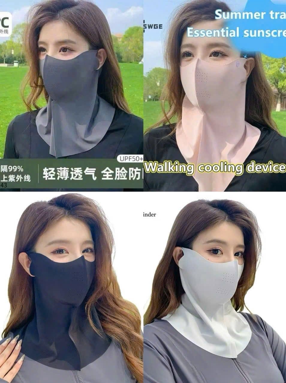  C78- (Combo 4 cái) Khẩu trang chống tia UV 