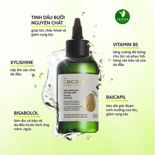  C91- Dưỡng Tóc Cocoon Tinh Dầu Bưởi Chai 140ml 