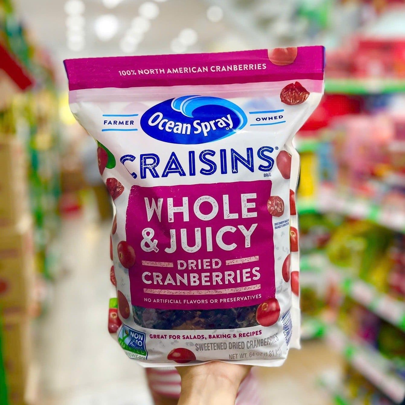  B561- Nam việt quất CRAISINS túi 1.81kg 