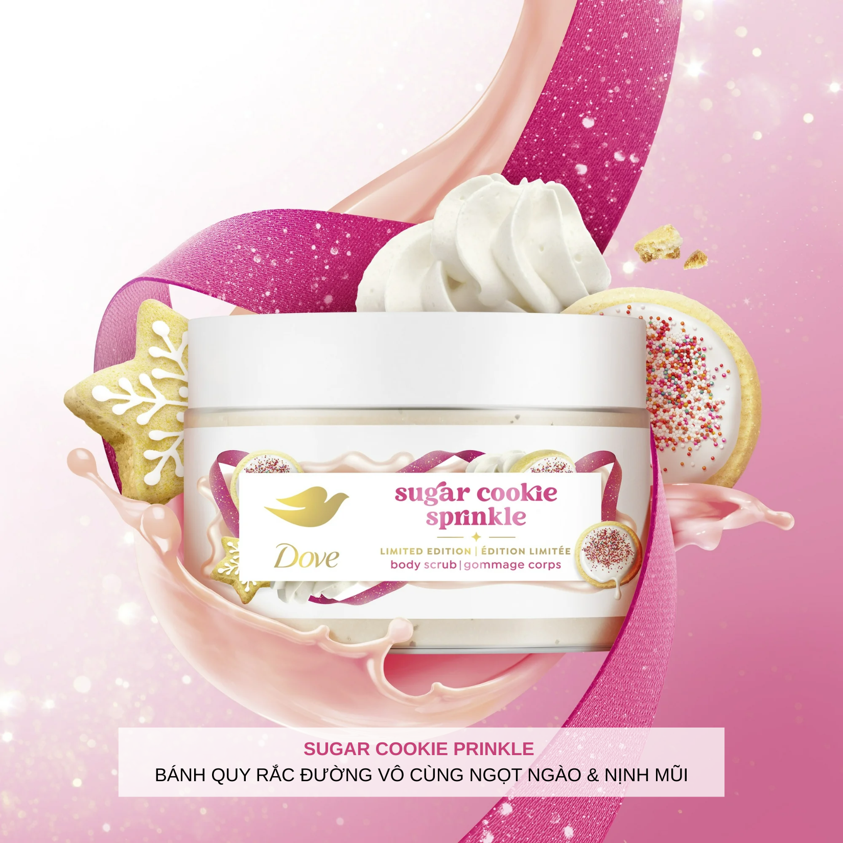  A28 - Tẩy tế bào chết Dove 450g bản giới hạn 