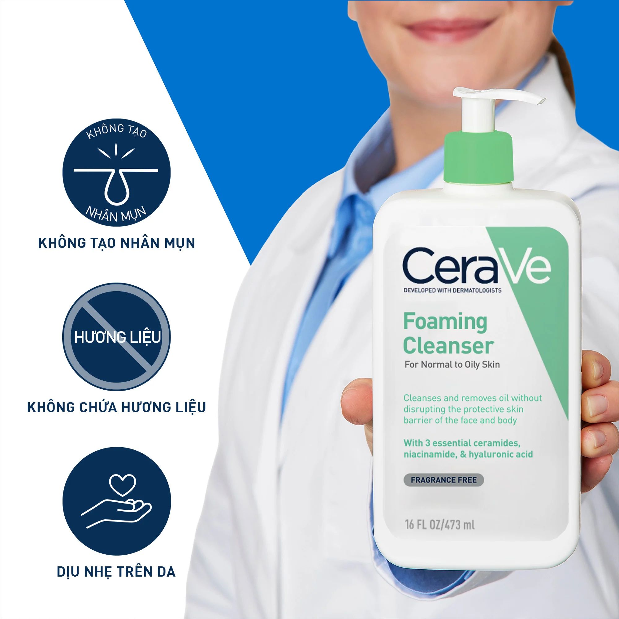  B421- Sữa rửa mặt Cerave 473ml 