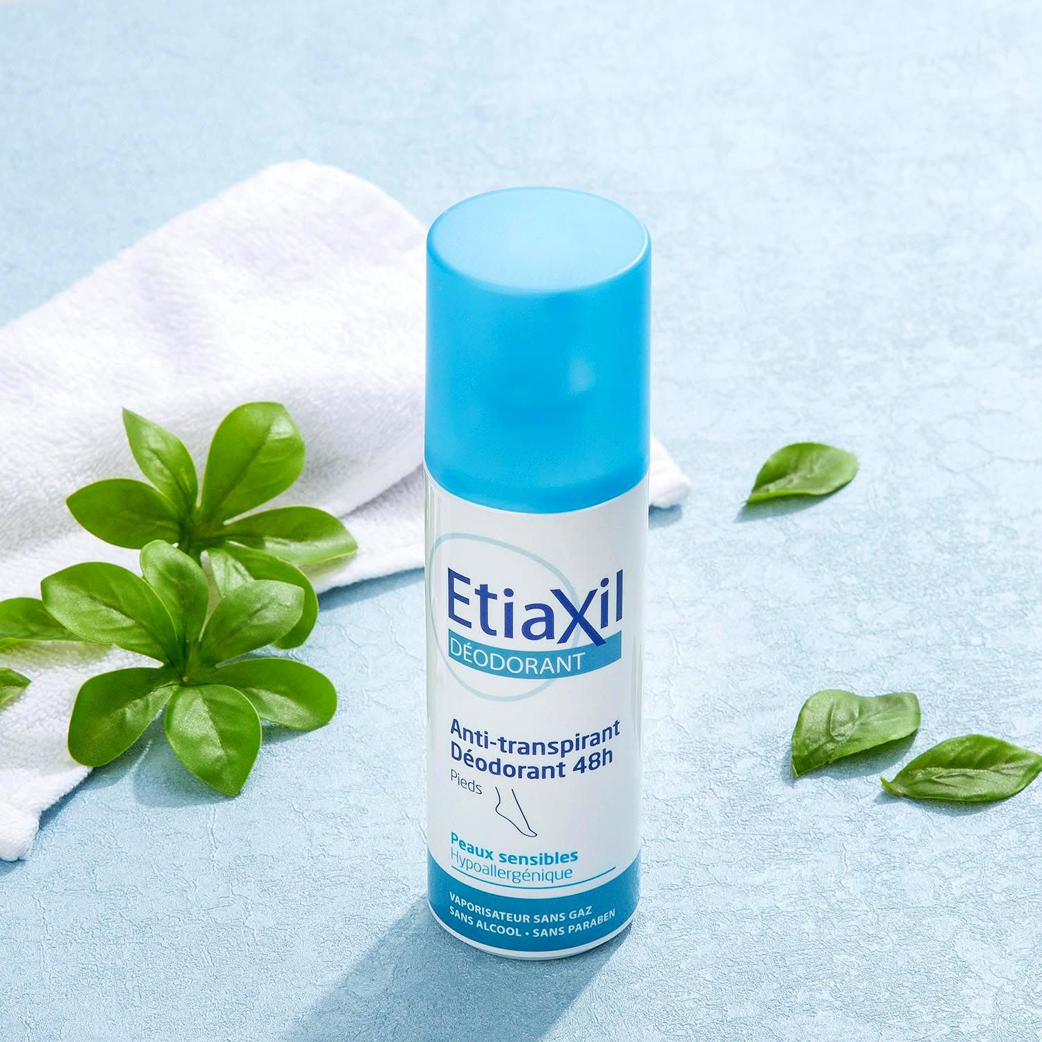  M9- Xịt Khử Mùi Mồ Hôi Chân EtiaXil Deodorant Anti-transpirant 48h Pieds Feet 100ml 