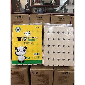  A128 - Giấy gấu trúc bịch cuộn (LỐC 36 CUỘN) 