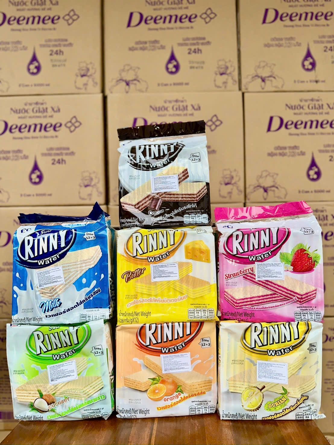  B500 - Bánh xốp thái Rinny 28g x 12c 