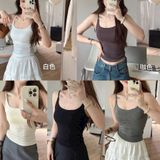  B429- Áo 2 dây có mút ngực hàn #Màu xám 