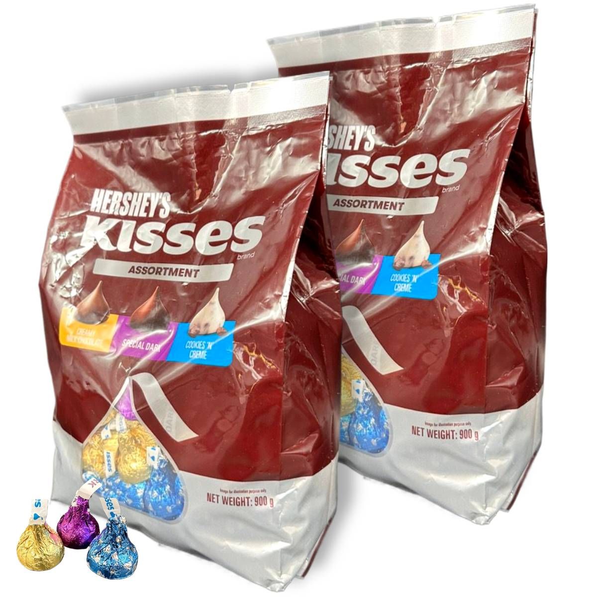  B189- Socola Kisses Hershey's  mix 3 vị 