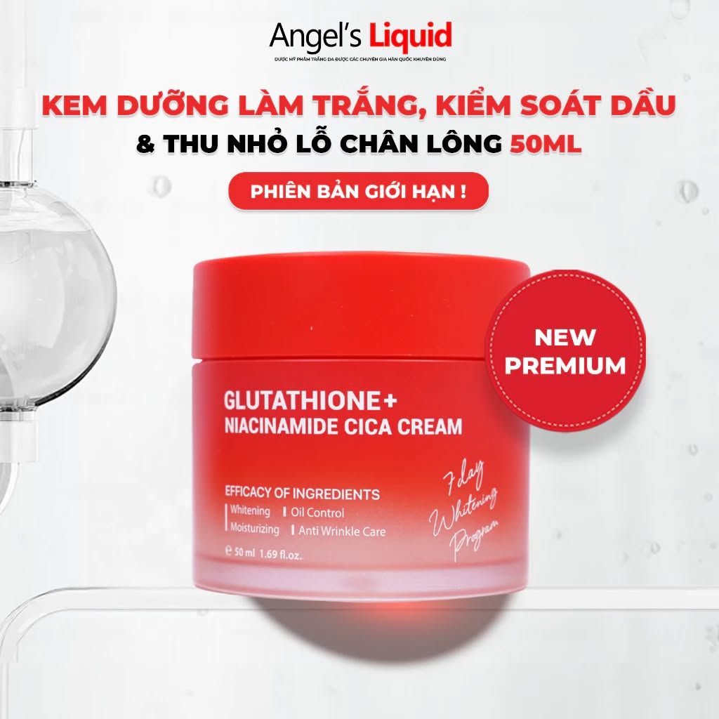  A17 - Kem Dưỡng Trắng Angel's Liquid Glutathione Plus Niacinamide 