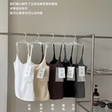  B429- Áo 2 dây có mút ngực hàn #Màu xám 