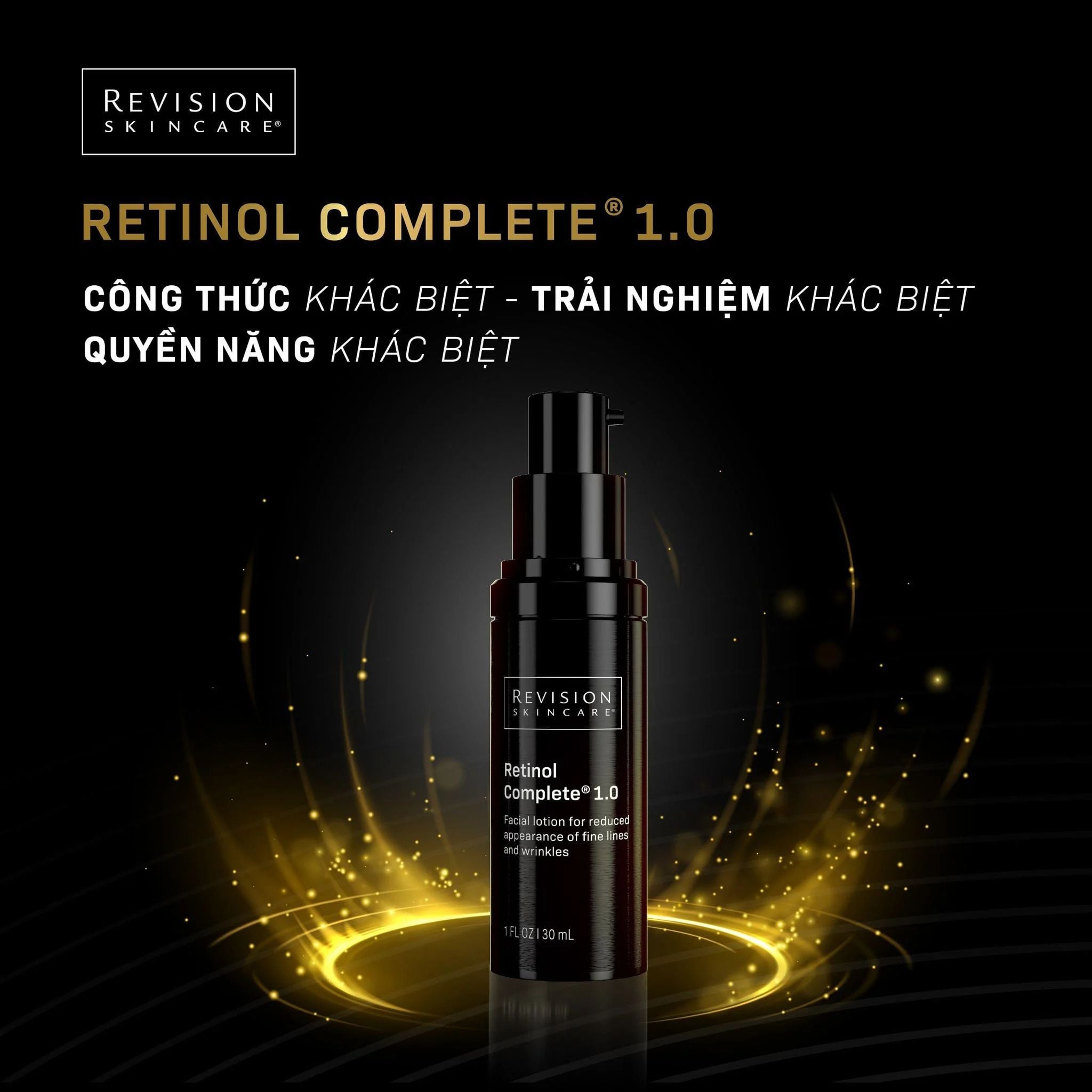  M72- Tinh Chất Dưỡng Ẩm Trẻ Hóa Da Revision Skincare Retinol Complete 1.0 30ML 