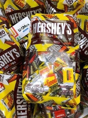  B290- Socola Hershey's miniatures 180c- 1.58kg 