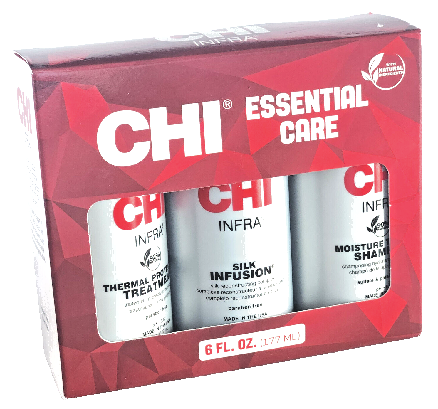  D13- Set gội xả dưỡng tóc CHI 3 món x 177ml 