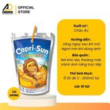  H87- Nước ép trái cây nhiệt đới Capri- Sun hộp 10 gói 