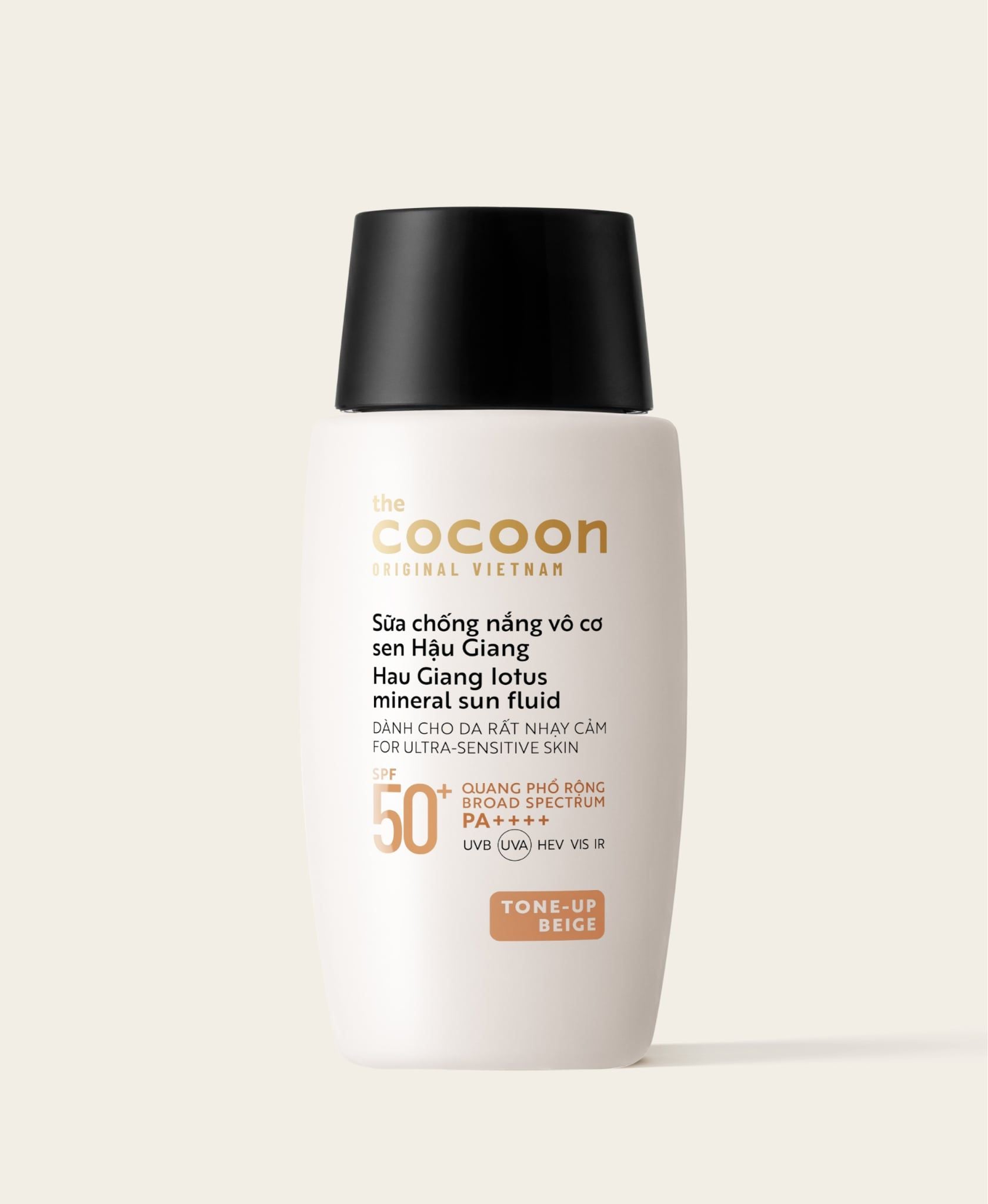  L51 - Sữa chống nắng vô cơ sen Hậu Giang Cocoon SPF 50 50ml 