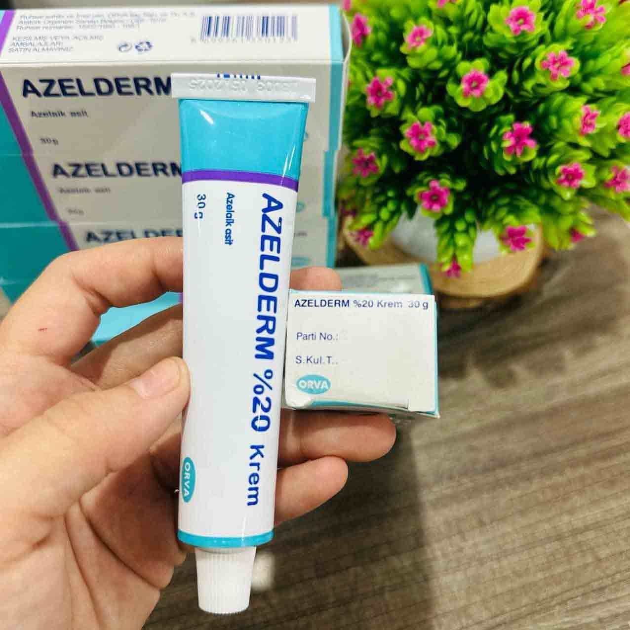  K15- Kem Giảm Mụn Thâm Azelderm 20% Krem 30g 
