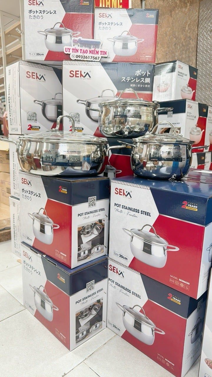  Nồi Seka kèm nắp SKM6526 ( 3 mã ) 