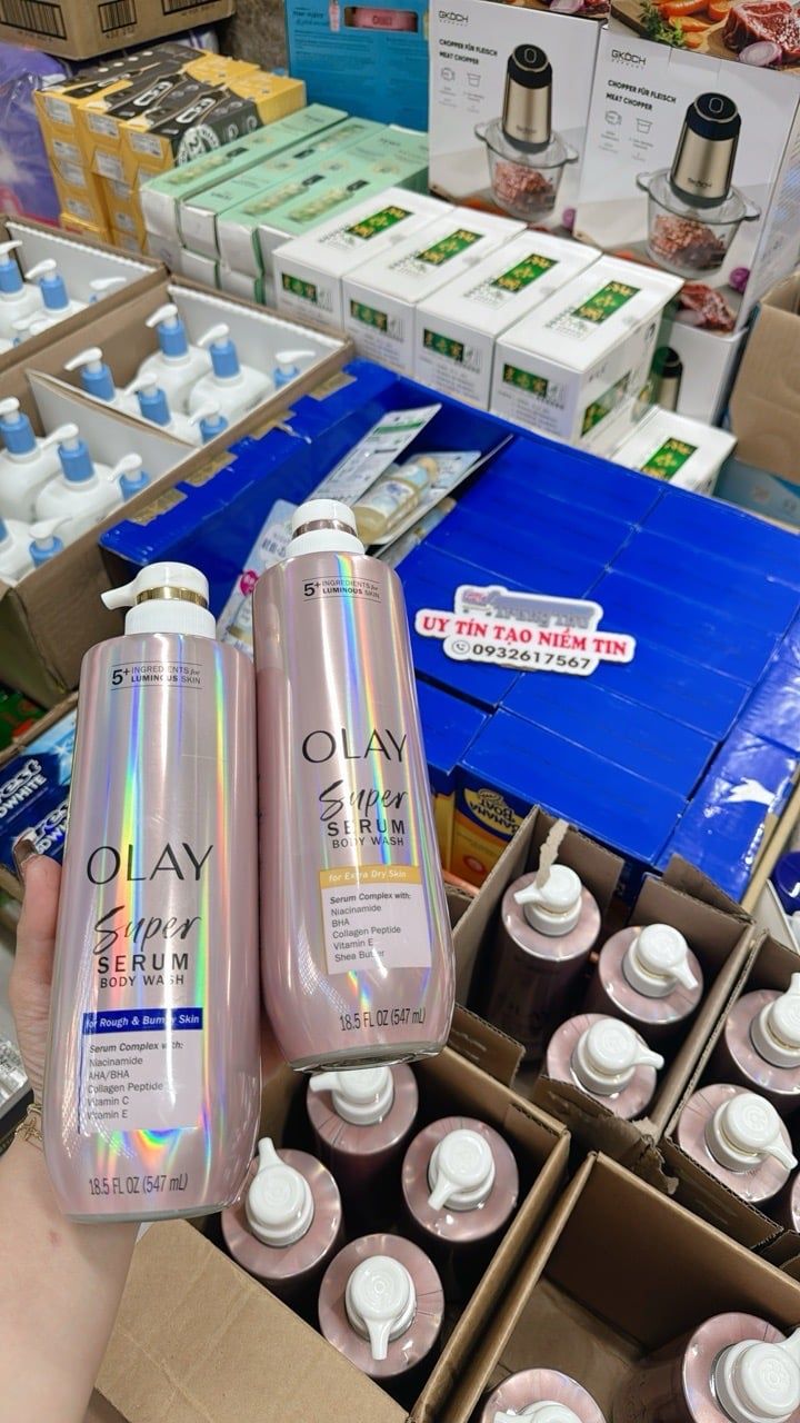  Sữa tắm Olay super serum 547ml 