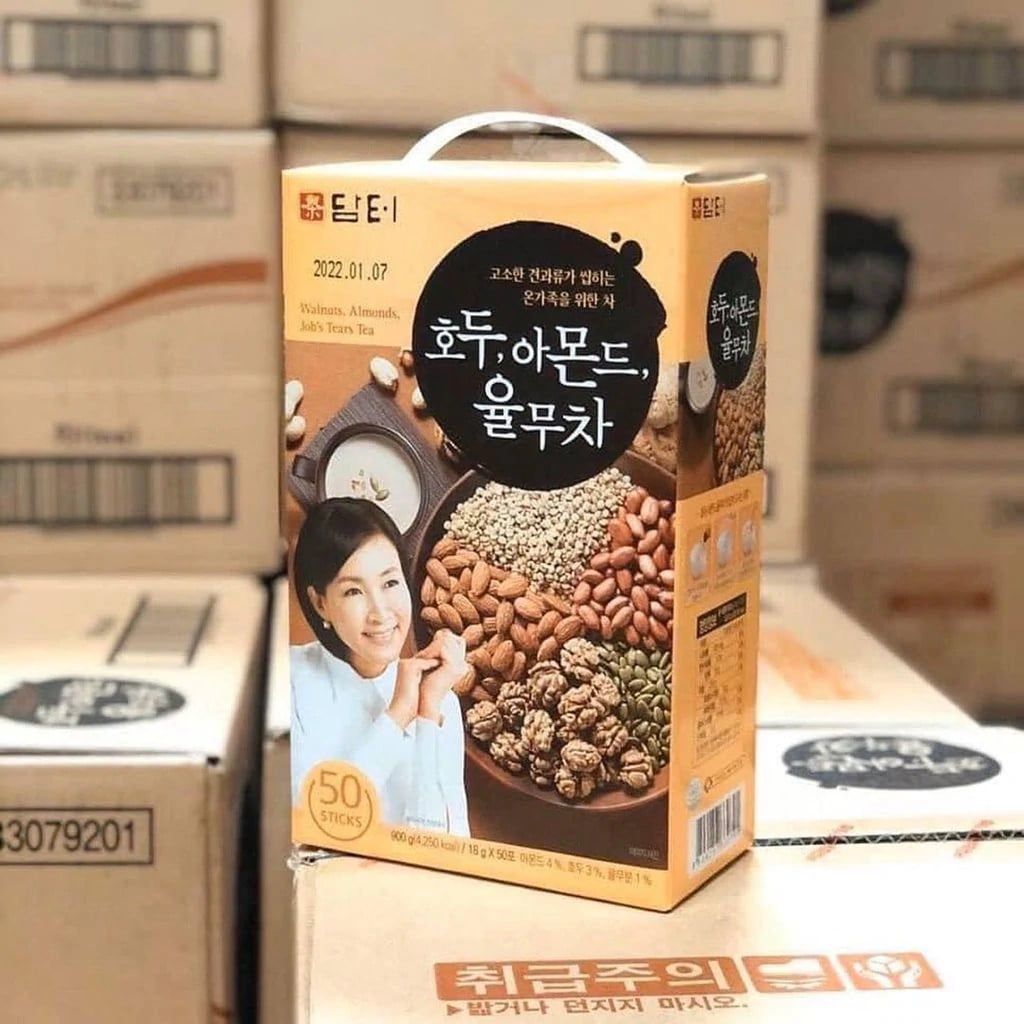  A253 - Bột Ngũ Cốc cô gái hàn quốc Damtuh (Hộp 40 gói) 