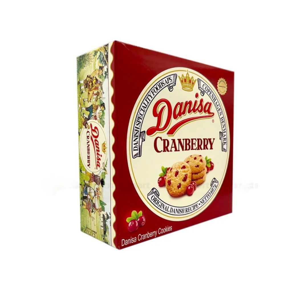  A542- Bánh danisa vị Cranberry 630g (hộp đỏ) 