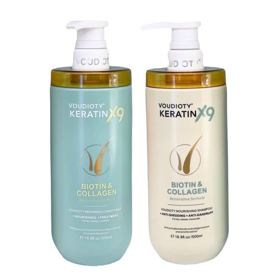  A254 - Cặp gội xả Voudioty Keratin X9 Biotin 