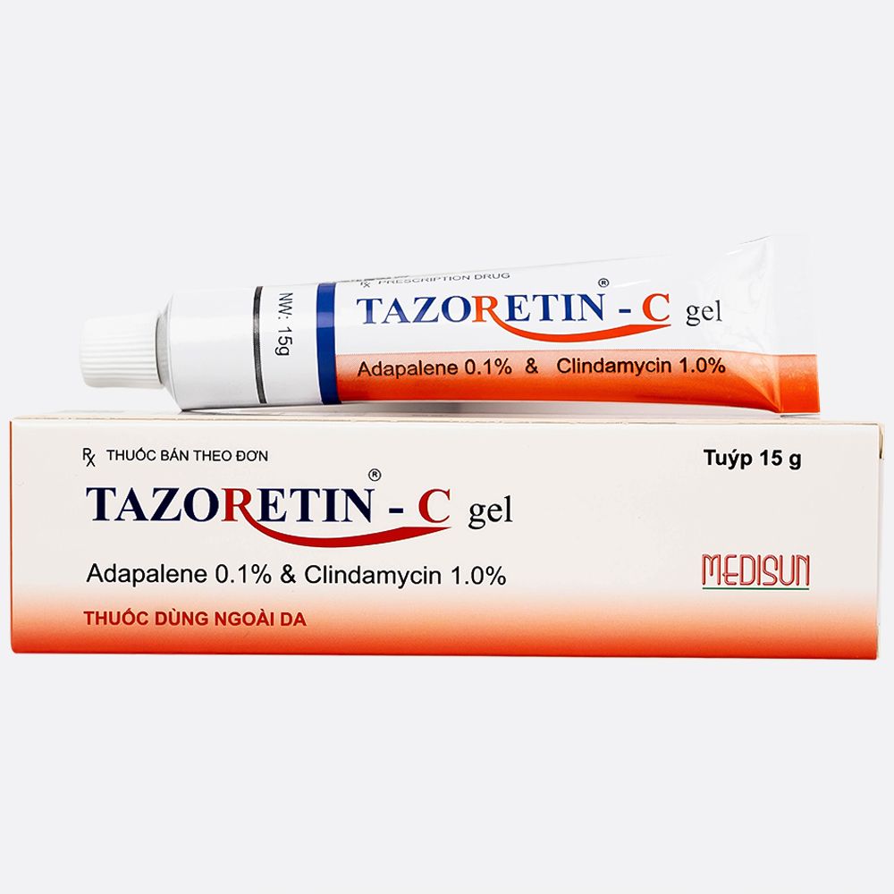  A42 - Gel Trị Mụn Medisun Tazoretin - C Gel 15g 