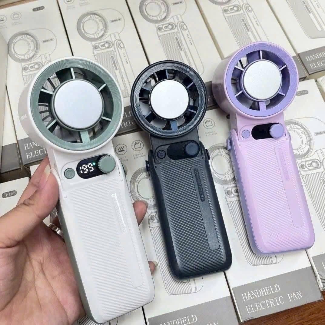  Quạt tích điện sò lạnh pin trâu JF168 