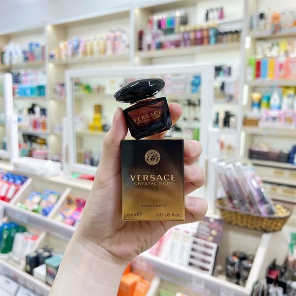  E90- NƯỚC HOA MINI VERSACE CRYSTAL NOIR EDT 5ML 