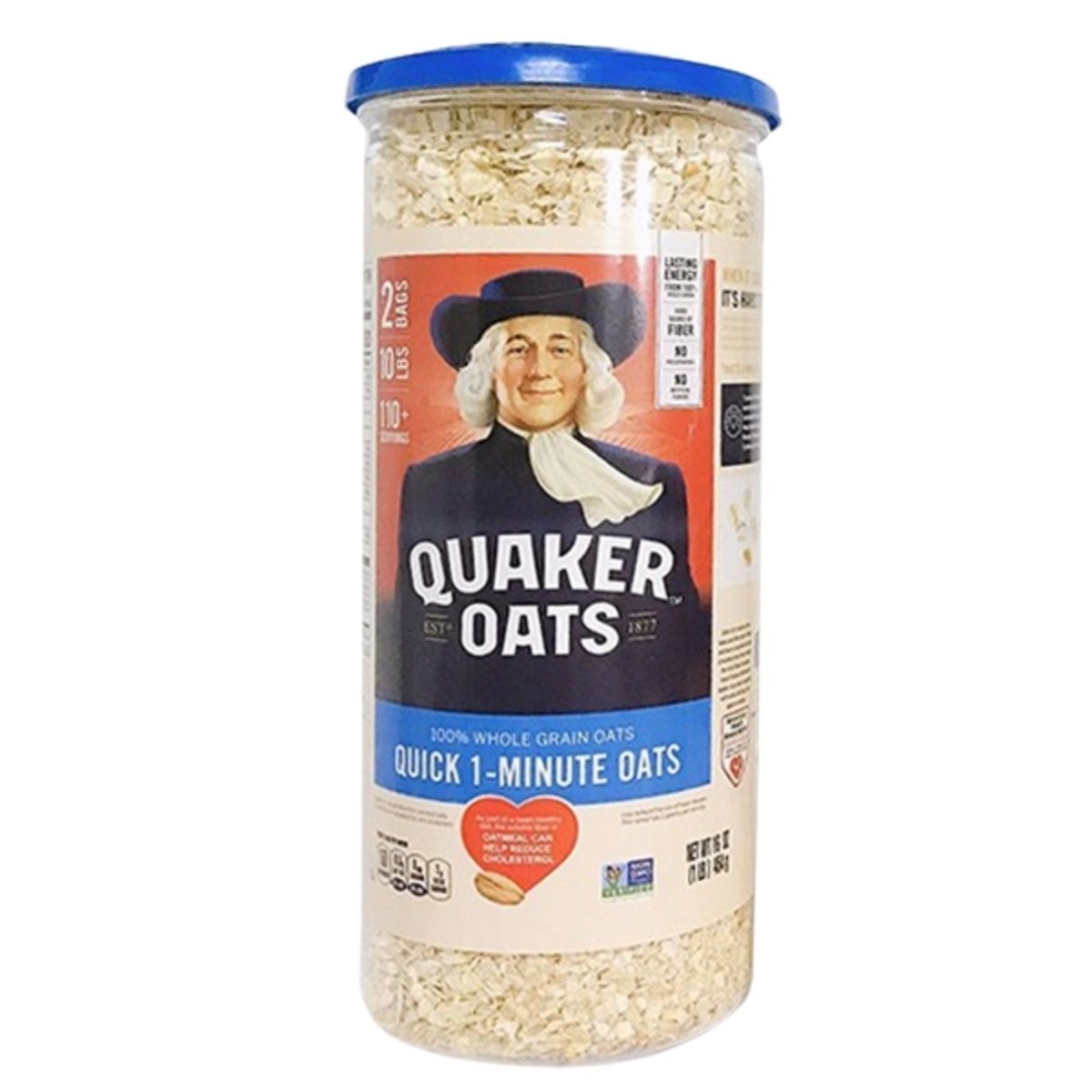  M90- Yến mạch Quaker Oats 454g #Viền xanh 
