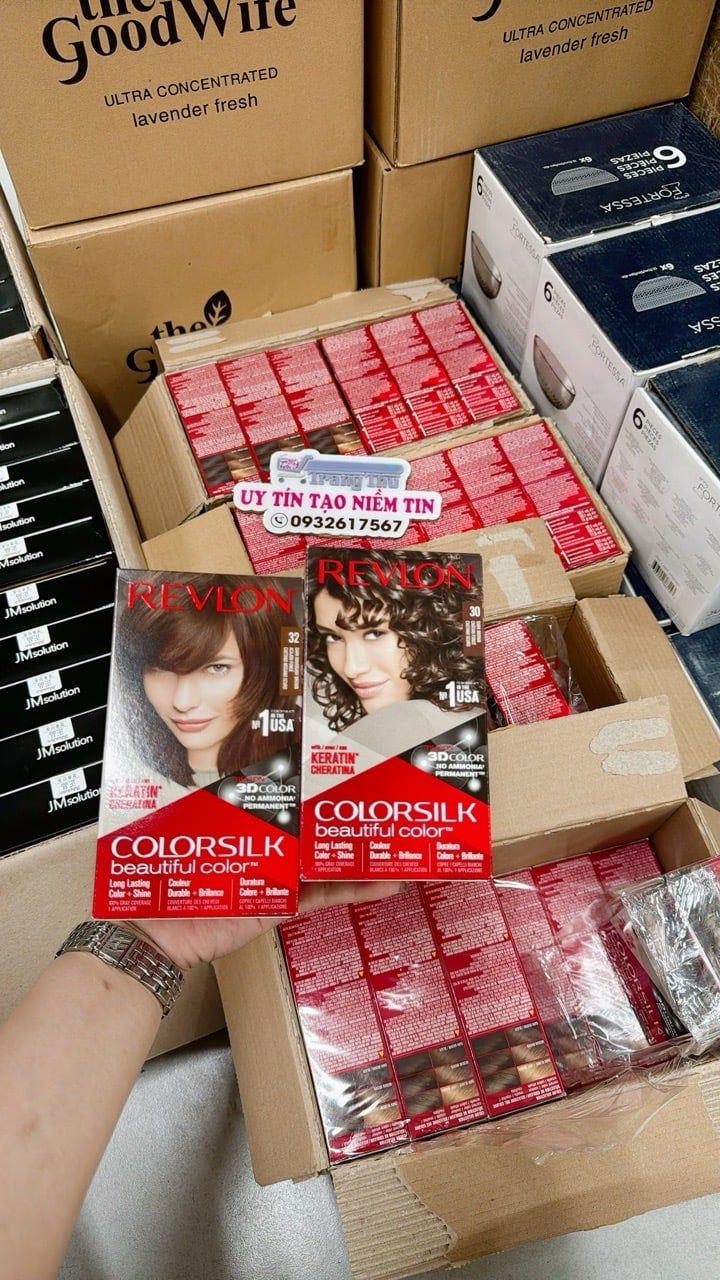  Nhuộm tóc phủ bạc Revlon mỹ 