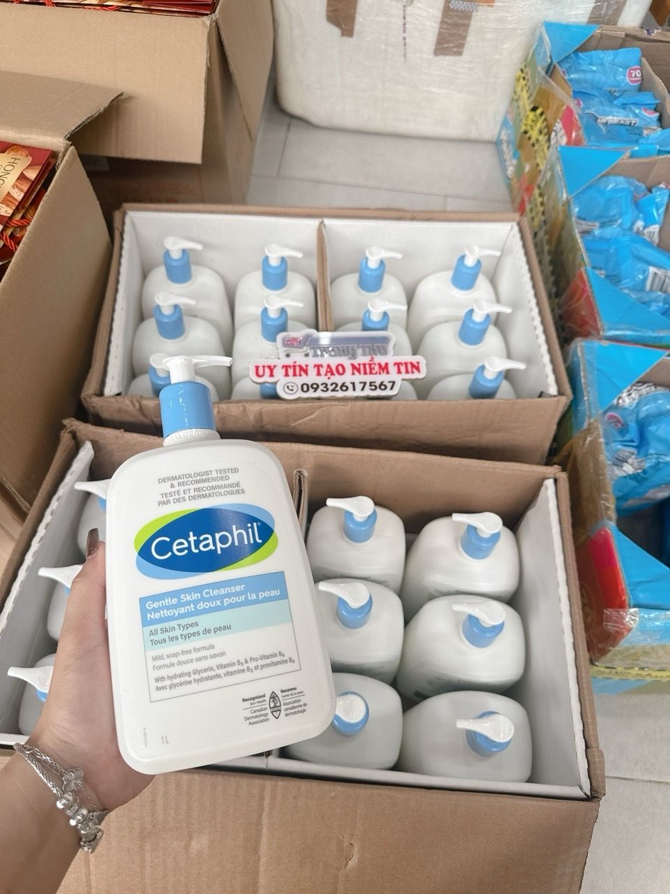  B388- Sữa rửa mặt Cetaphil 1l bản mỹ 