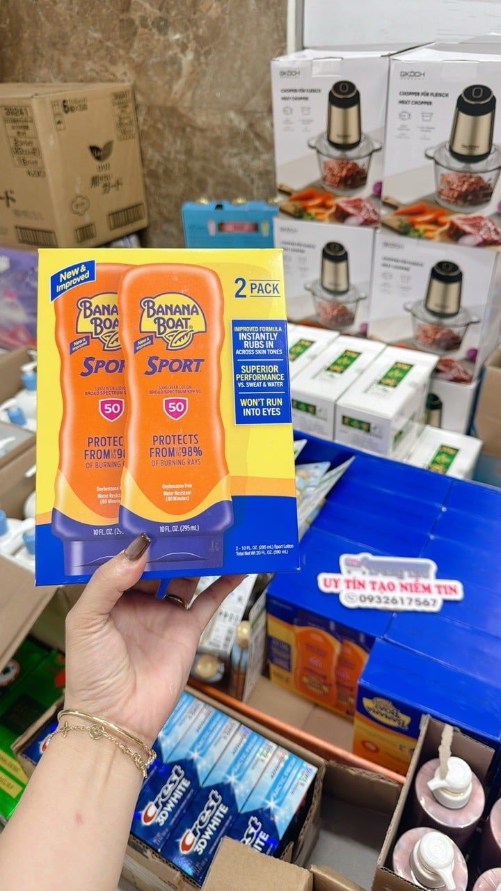  Kem chống nắng Banana Boat Sport 295ml 
