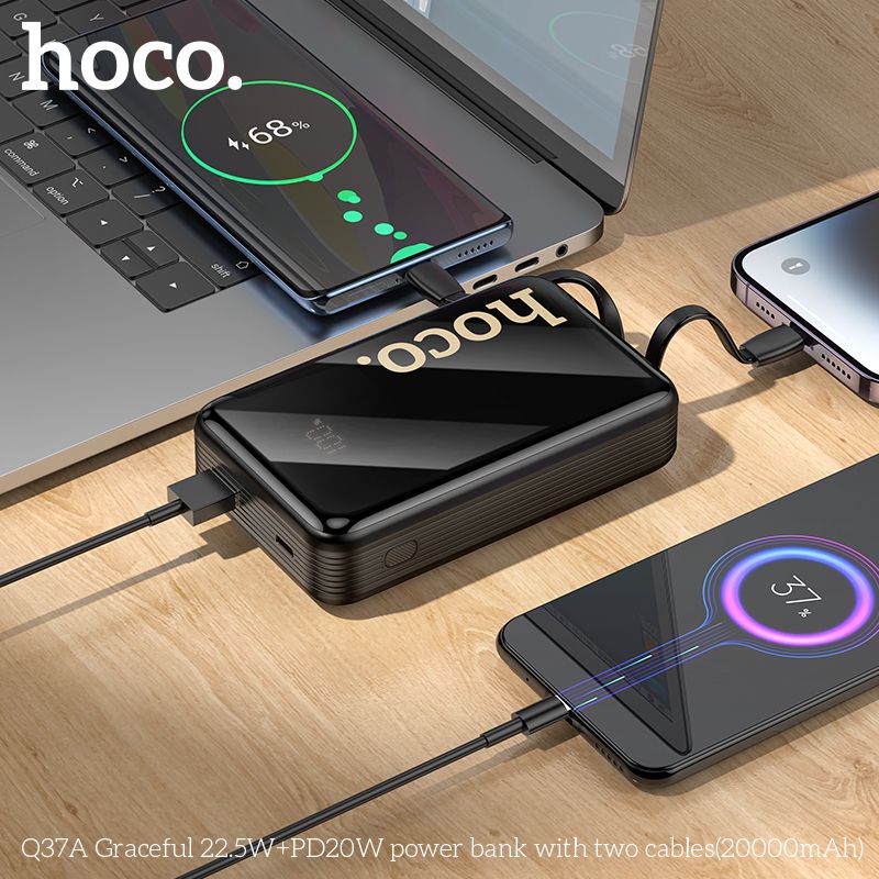  A552- Sạc dự phòng hoco 20000mAh Q37A 