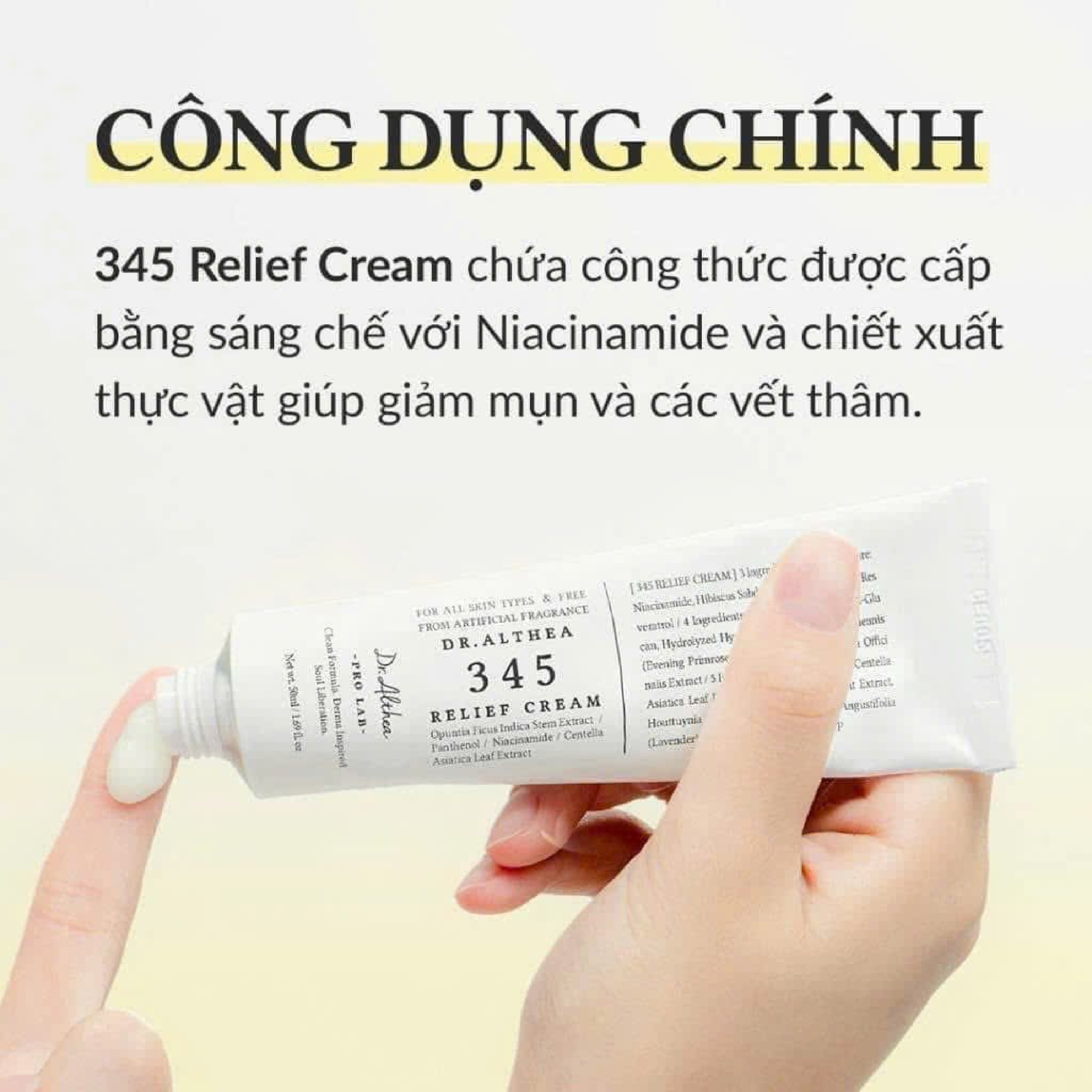  B243- Kem Dưỡng Ẩm, Phục Hồi Da Dr.Althea 345 Relief Cream 50ml 