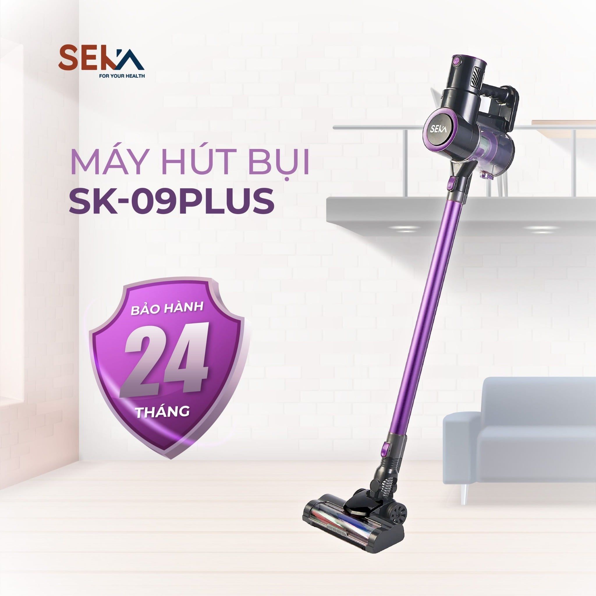  A49 - Máy Hút Bụi SEKA SK-09MAX PLUS Cao Cấp 