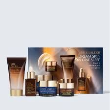  L32- Set mỹ phẩm estee 4 món bill US (Kem đêm 15ml, serum vòi 15ml, srm serum 30ml+ kem phục hồi 7ml) 