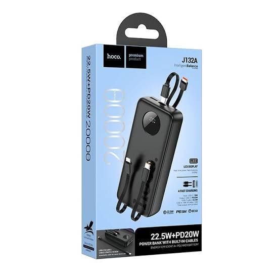 K17- Sạc dự phòng Hoco J132A 20000 22.5W +PD20W 