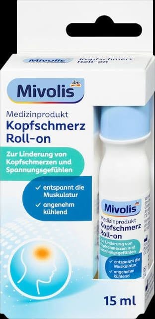 L29- Lăn trị đau đầu Mivolis 15ml 