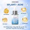  M63- Serum mụn  ICON SKIN 18% anti- acne peel ststem 