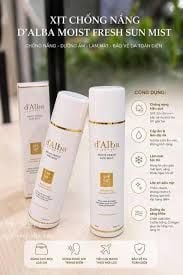  M49- Xịt Chống Nắng D'alba Moist Fresh Sun Mist SPF50+ PA++++ 150ml 