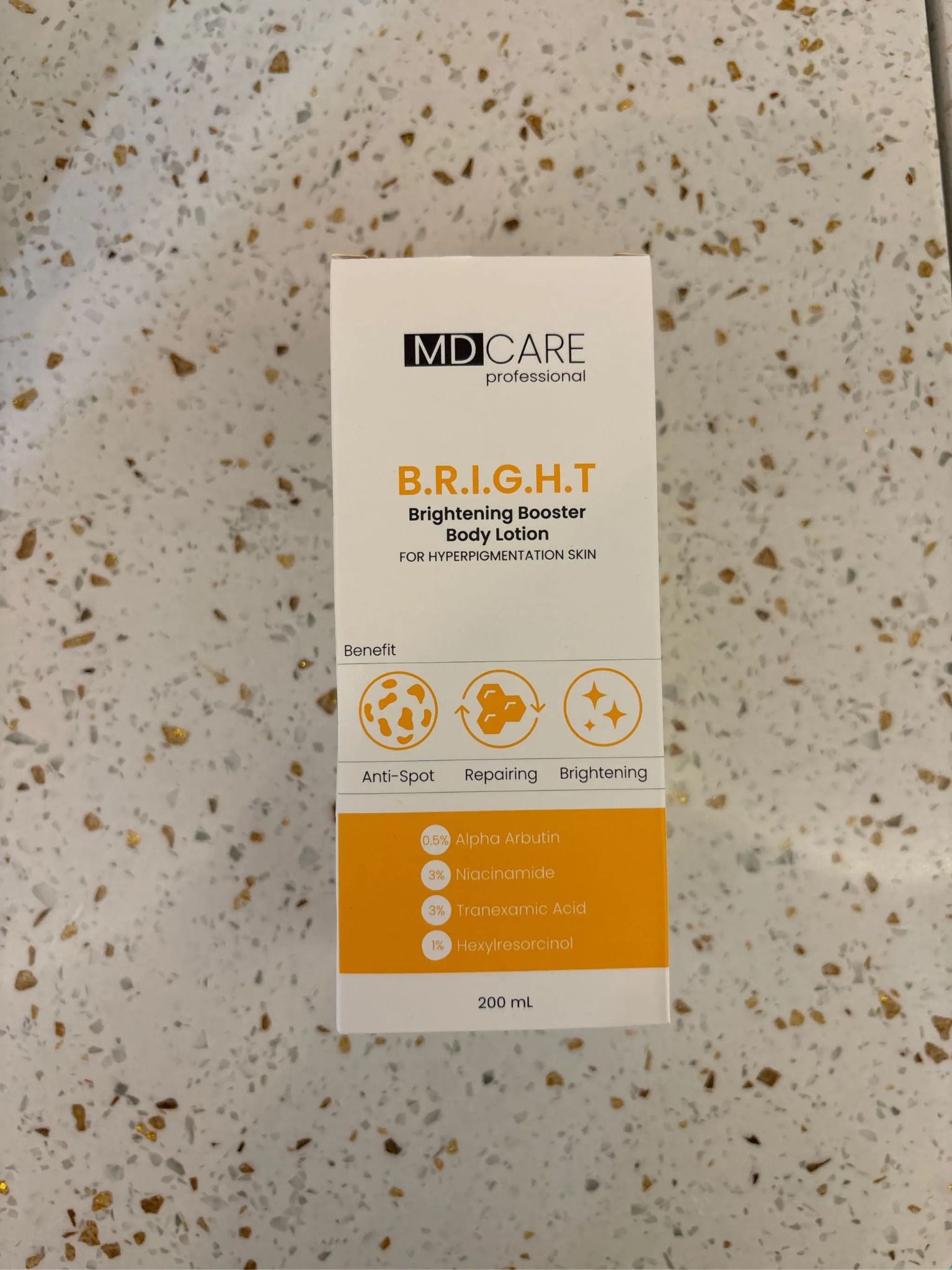  A365 - Sữa dưỡng thể sáng da mờ thâm MD Care 200ml 